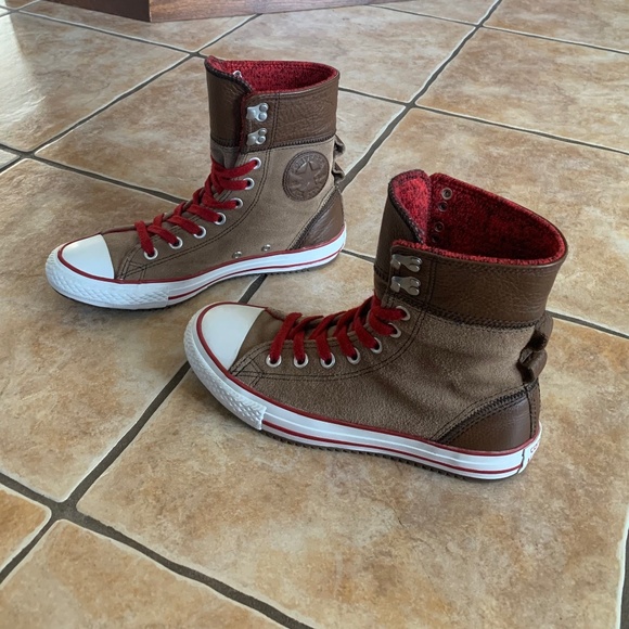 Converse CT 6 Elsie Roll-Down X-Hi Top Sneakers - Picture 5 of 14